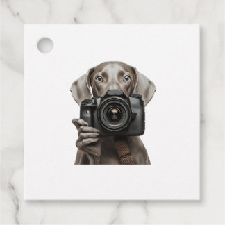 Étiquettes Cadeau Weimaraner