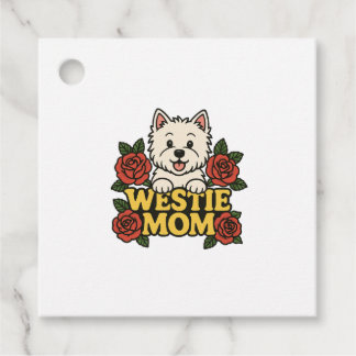 Étiquettes Cadeau Westie Mom