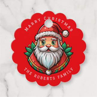 Étiquettes Cadeau Whimsical Elf Fête