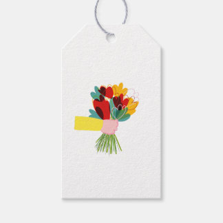 Étiquettes-cadeau Whimsy Floral Bouquet Tags cadeaux