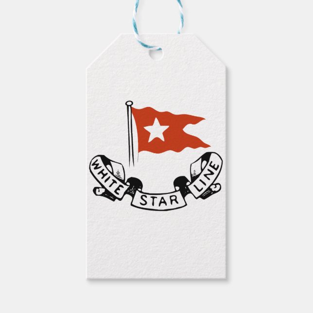 Étiquettes-cadeau White Star Line Logo (Devant)