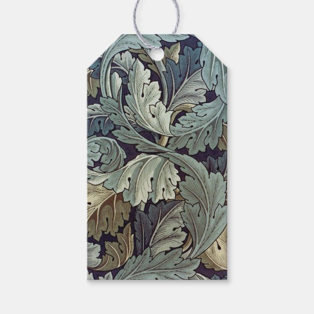 Étiquettes-cadeau William Morris Acanthus Feuilles (Devant)