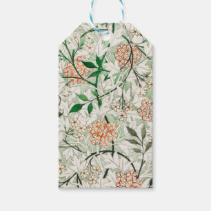 Étiquettes-cadeau William Morris Jasmine Garden Flower Classic