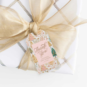 Étiquettes-cadeau Winter Wonderland Merci
