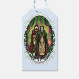 Étiquettes-cadeau Woden & Fríge : Salutations de Yule