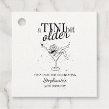 Woman's A Tini Bit Older Martini 30th Birthday