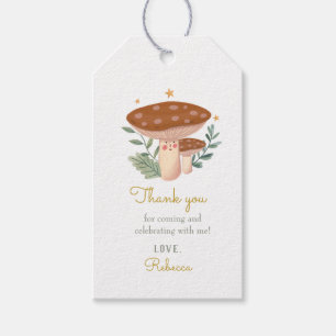 Étiquettes-cadeau Woodland Mushroom Birthday Tags cadeaux