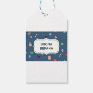 Étiquettes-cadeau xmas buona Befana