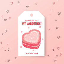 You Take the Cake Valentine Gift Tag