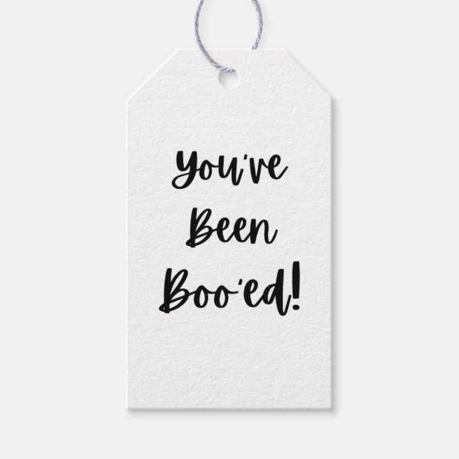 Étiquettes-cadeau You've been boo'ed ! Cute Halloween (Devant)