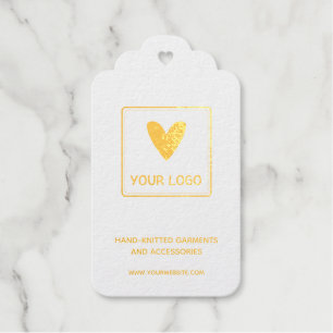 Étiquettes Cadeaux Accessoires pour vêtements faits main Logo Prix Ha