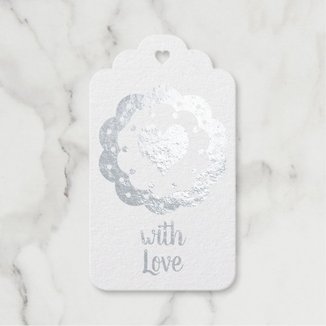 Étiquettes Cadeaux Avec amour (Recto)