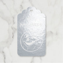 Étiquettes cadeaux Citrouille Foil Halloween