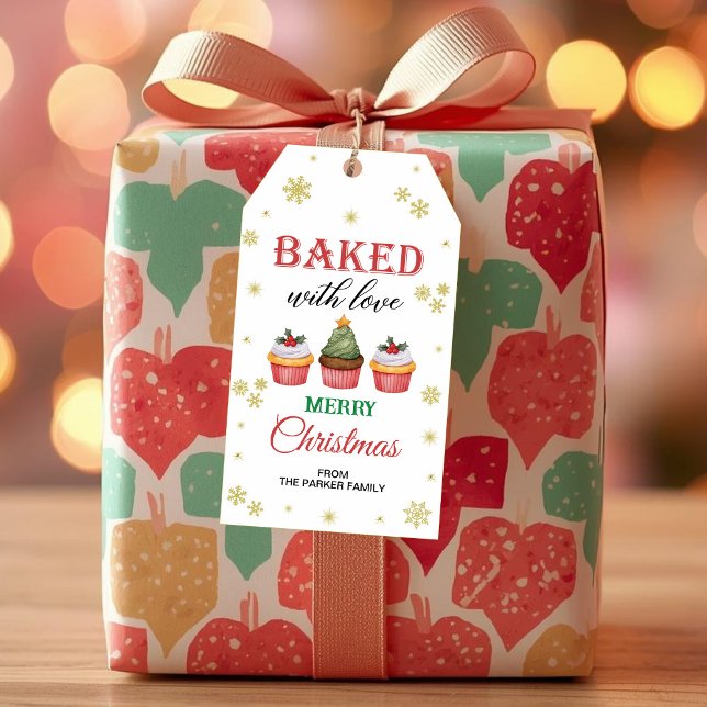 Étiquettes Cadeaux "Cuits avec Amour" | Étiquettes (Créateur téléchargé)