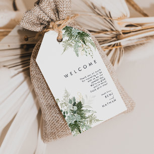 Étiquettes cadeaux de bienvenue pour le Mariage de