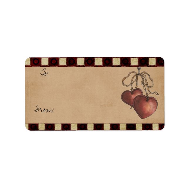 étiquettes cadeaux de Noël (Devant)