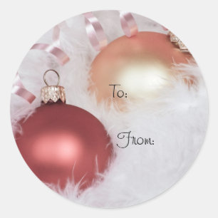 Étiquettes cadeaux de Noël Classy