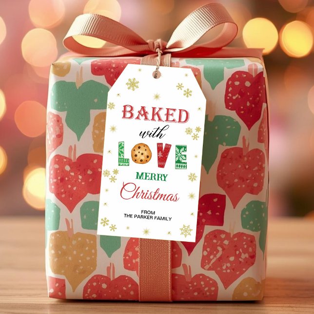 Étiquettes cadeaux de Noël cuites au four (Créateur téléchargé)