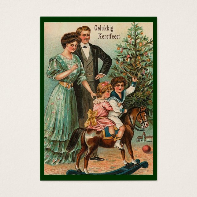 Étiquettes cadeaux de Noël en Allemagne (Devant)