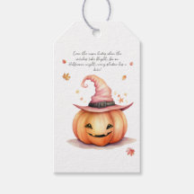 Étiquettes cadeaux de nuit d'Halloween