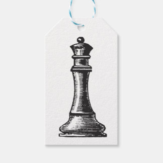 Étiquettes cadeaux de pièce d'échecs