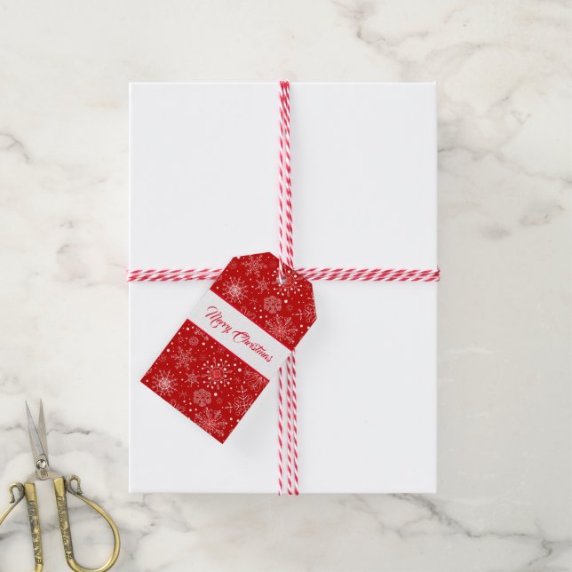Étiquettes cadeaux de vacances (Avec de la ficelle)