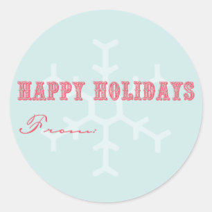 Étiquettes cadeaux de vacances