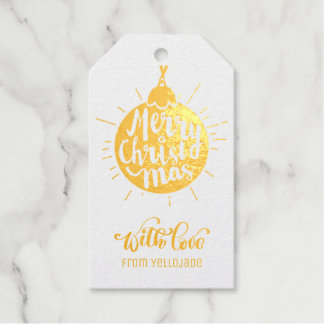 Étiquettes Cadeaux Élégant personnalisable Joyeuses Fêtes de Noël F