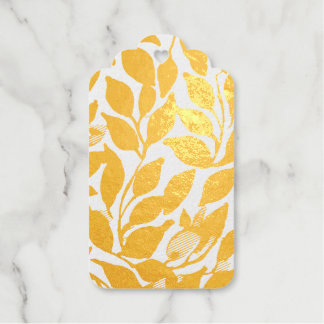 Étiquettes Cadeaux Feuilles violettes