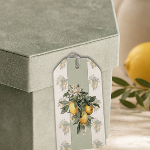 Étiquettes Cadeaux Fruit Citron
