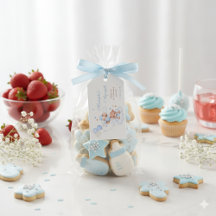 Étiquettes Cadeaux Garçon Aqiqah Islamique Bleu