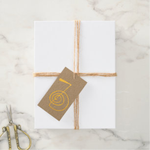 Étiquettes Cadeaux Gold Your Info Business Logo Reiki Cho Ku Rei