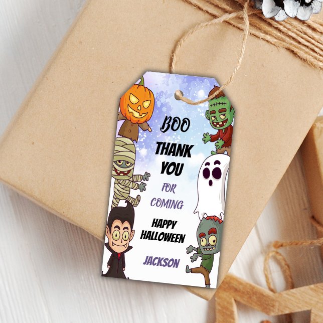 Étiquettes cadeaux Halloween (Halloween Gift Tags)