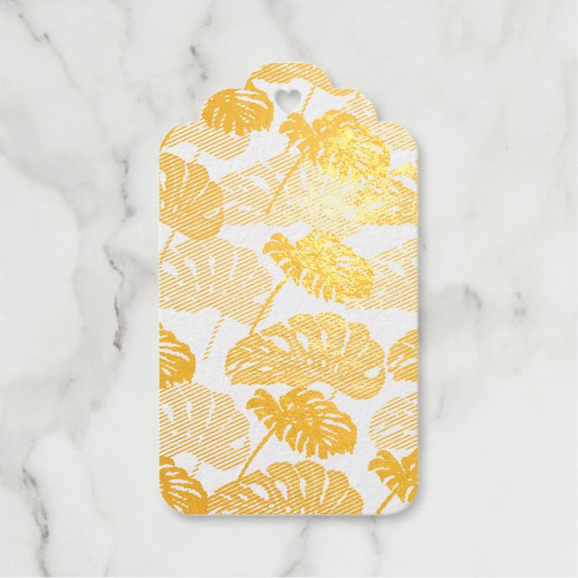 Étiquettes Cadeaux Jours de venin tropical (Recto)