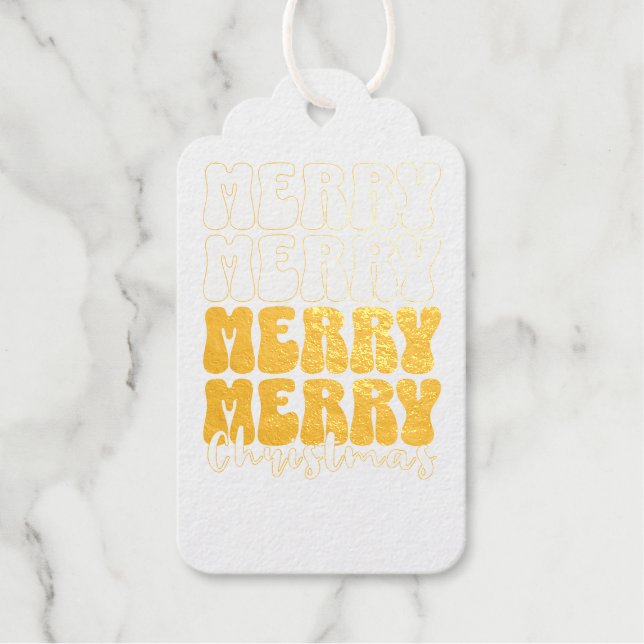 Étiquettes Cadeaux Joyeux Noël (Recto)