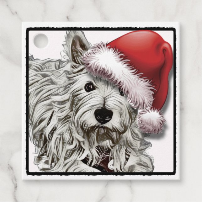 Étiquettes cadeaux _ Koji Père Noël (Devant)