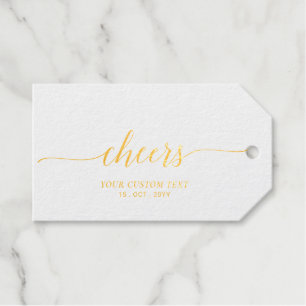 Étiquettes Cadeaux Lettres Élégantes et Élégantes pour Favori de Fête