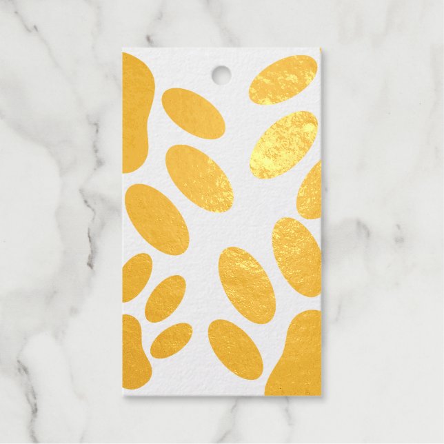 Étiquettes Cadeaux Motif Pawprint de chien (Recto)