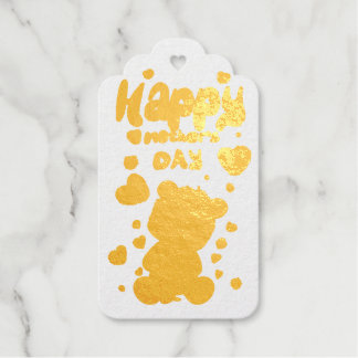 Étiquettes Cadeaux Osita bebé te desea feliz día de la madre