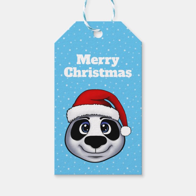 Étiquettes cadeaux Panda (Devant)