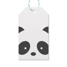 Étiquettes cadeaux Panda