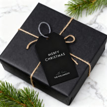 Étiquettes Cadeaux Personnalisées «Joyeux Noël» No