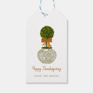 Étiquettes cadeaux pour gingembre d'automne