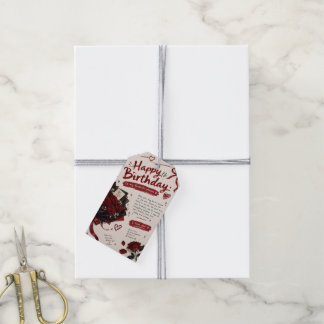 Étiquettes cadeaux pour votre amour - "Joyeux anni