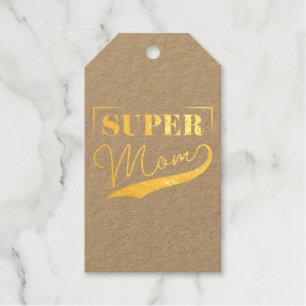 Étiquettes Cadeaux Super Maman