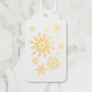 Étiquettes Cadeaux Tag-Gold Foil Tags cadeaux