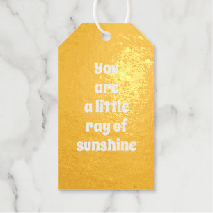 Étiquettes Cadeaux Vous êtes un petit Ray of Sunshine