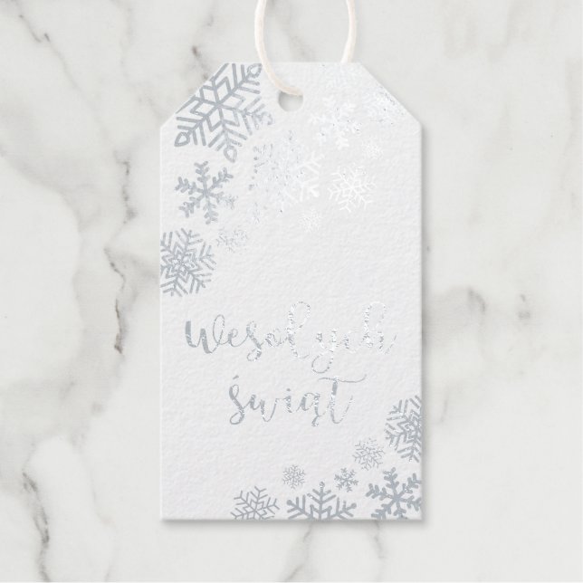 Étiquettes Cadeaux Wesołych świąt, polonais Joyeux Noël Elégant (Recto)