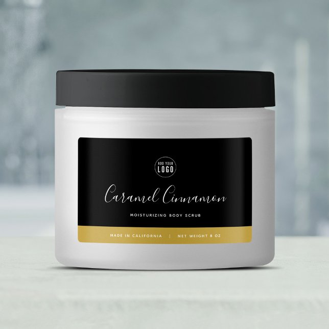 Étiquettes Calligraphie Couleurs modifiables Produit de contr (Créateur téléchargé)