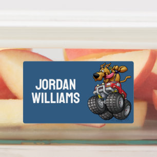 Étiquettes Camion monstre Scooby-Doo